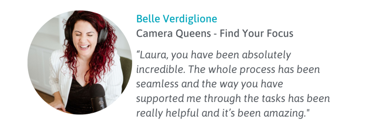 Belle Verdiglione Testimonial for Laura McRae