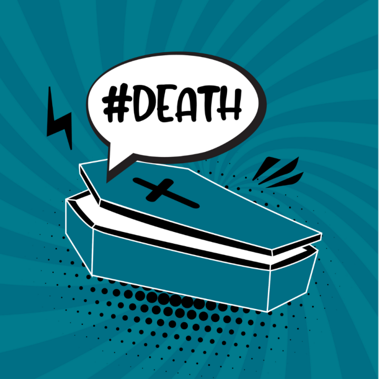 #Hashtag Death podcast cover artwork