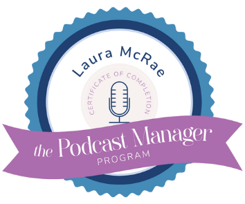 Podcast Manager Program Certificate