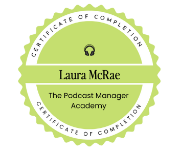 Podcast Manager Academy Certificate