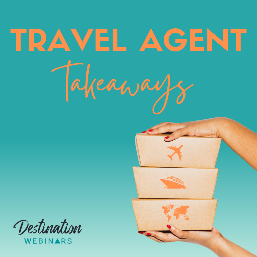 Travel Agent Takeaways podcast cover art